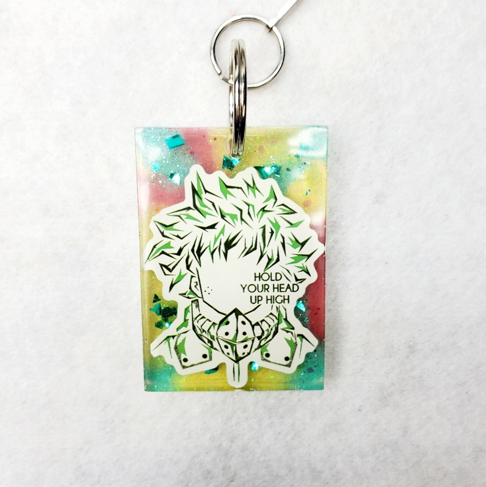 Deku My Hero Academia Anime Resin Keychain